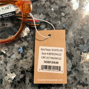 Beautiful reading glasses color orange